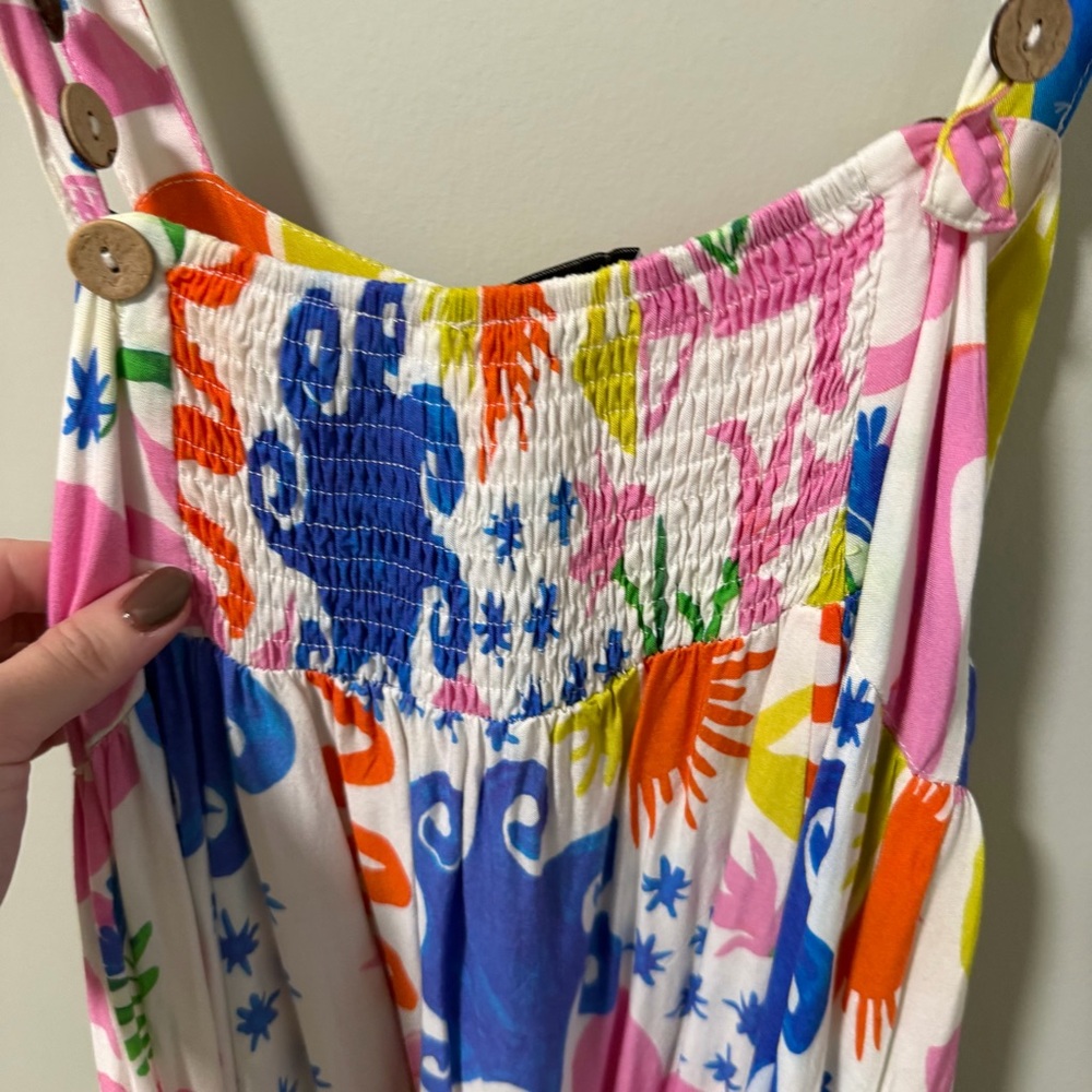 Petal & Pup Multicolor Patterned Dress - Picture 10 of 13